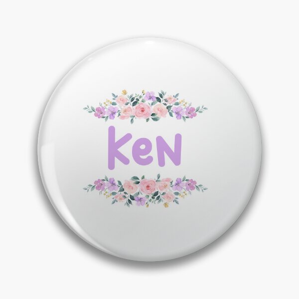 Item preview, Purple Flower Ken Name Label designed and sold by NormadWorld.