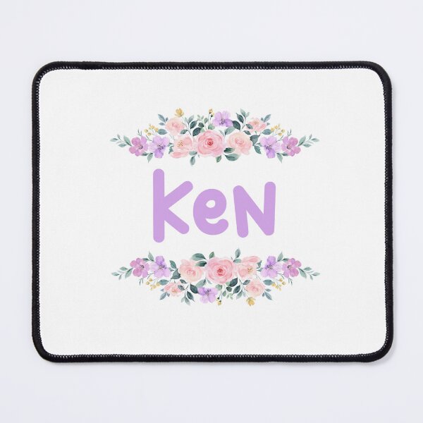 Item preview, Purple Flower Ken Name Label designed and sold by NormadWorld.
