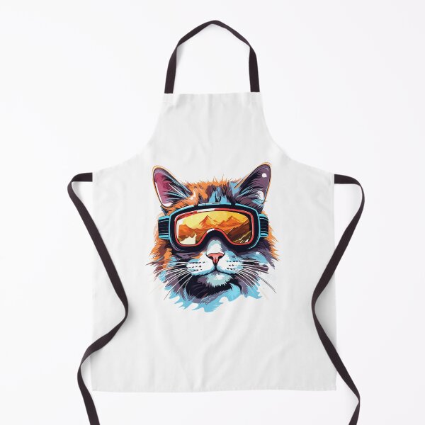 Item preview, Ski Cat with Goggles designed and sold by DetourShirts.