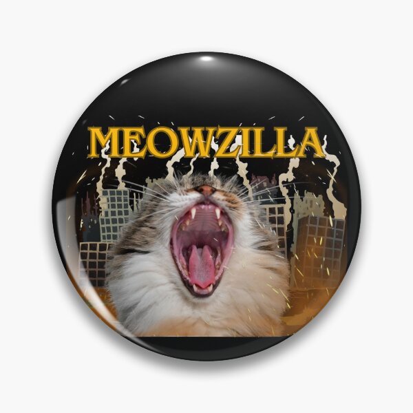 Item preview, Meowzilla the destroying monster  His specialty is destroying furniture and your home, catzilla  designed and sold by attakorn.