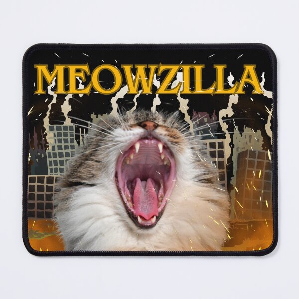 Item preview, Meowzilla the destroying monster  His specialty is destroying furniture and your home, catzilla  designed and sold by attakorn.