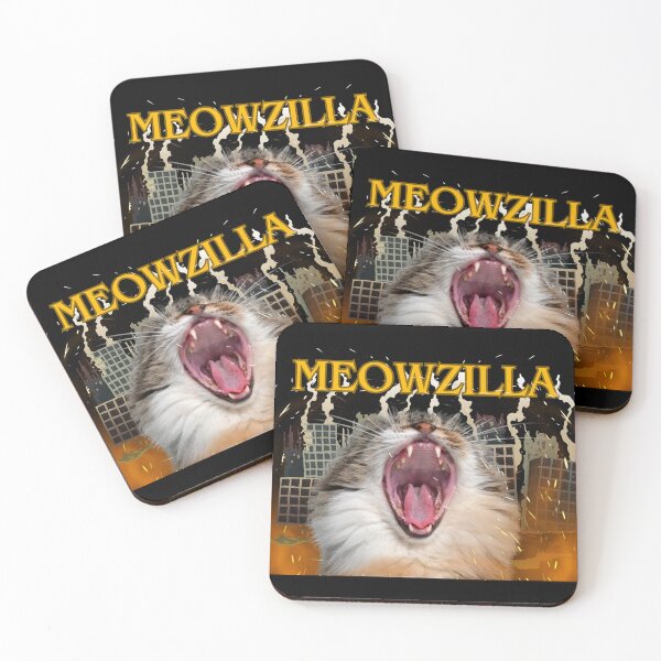 Item preview, Meowzilla the destroying monster  His specialty is destroying furniture and your home, catzilla  designed and sold by attakorn.