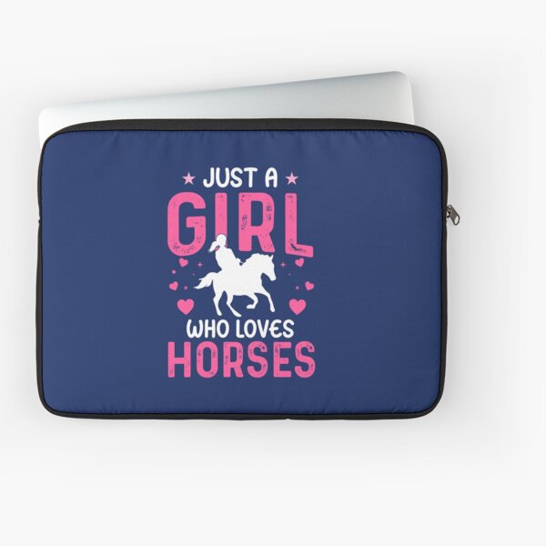Aperçu de l'œuvre Juste une fille qui aime les chevaux créée et vendue par Jeallan Designs.