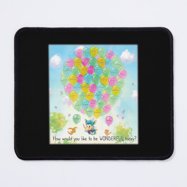 Item preview, How would you like to be Wonderful today? blk bkgnd  designed and sold by Dizkorce.