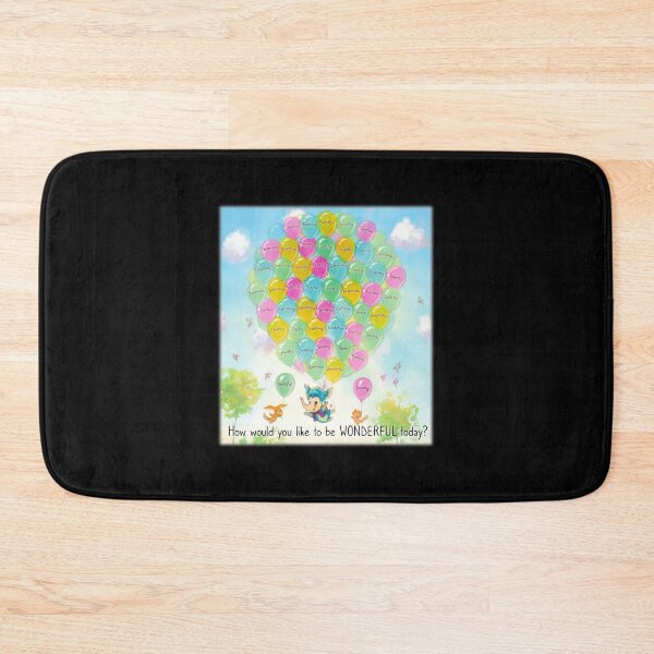 Item preview, How would you like to be Wonderful today? blk bkgnd  designed and sold by Dizkorce.