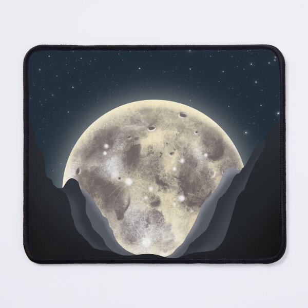 Item preview, The Moon in the Mountain Valley designed and sold by LJArtworkDesign.