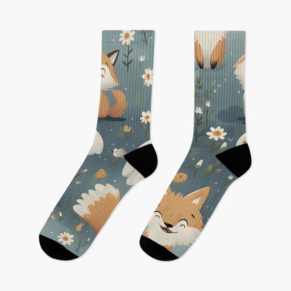 Item preview, Whimsical Fox Garden Illustration designed and sold by inkArtistryfine.