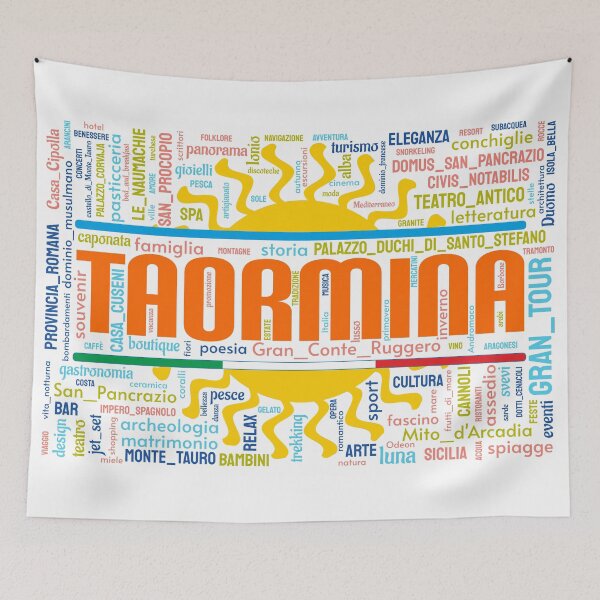 Item preview, Taormina Wordart designed and sold by condormax.