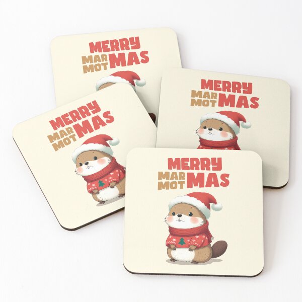 Item preview, Merry Marmotmas Christmas Marmot designed and sold by KAI-Studio.