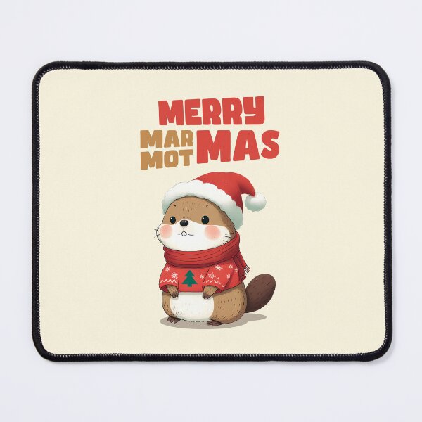 Item preview, Merry Marmotmas Christmas Marmot designed and sold by KAI-Studio.