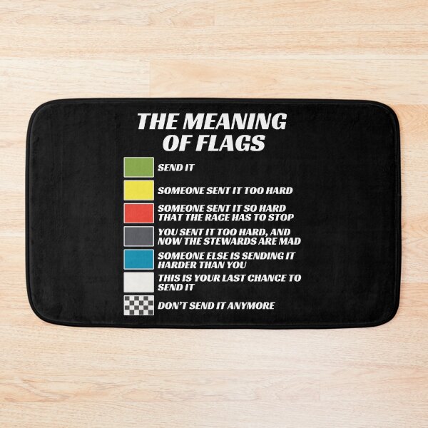 Item preview, The Meaning of Racing Flags, Just Gonna Send It, Race Flags, Karting Flag designed and sold by brytfanna.