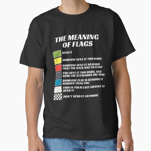 Item preview, The Meaning of Racing Flags, Just Gonna Send It, Race Flags, Karting Flag designed and sold by brytfanna.