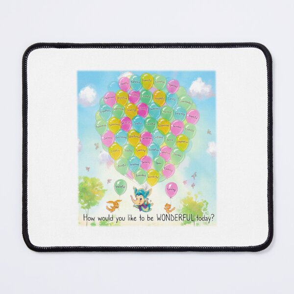 Item preview, How would you like to be WONDERFUL today? wht bkgnd  designed and sold by Dizkorce.