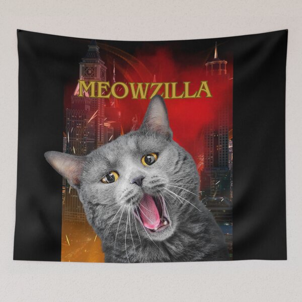 Item preview, Meowzilla the destroying monster  His specialty is destroying furniture and your home,catzilla designed and sold by attakorn.