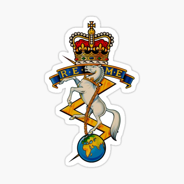 Item preview, REME badge (ROYAL ELECTRICAL MECHANICAL ENGINEERS)  designed and sold by Oppos  Community Farm.