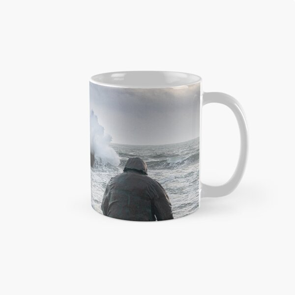 Item preview, Porthleven  stormy sea,waiting for fish designed and sold by kathleenjean.