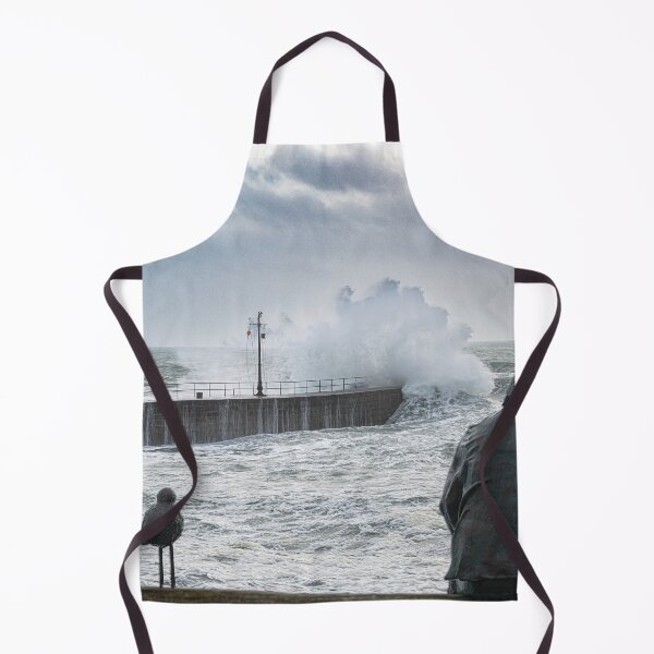 Item preview, Porthleven stormy sea,waiting for fish designed and sold by kathleenjean.