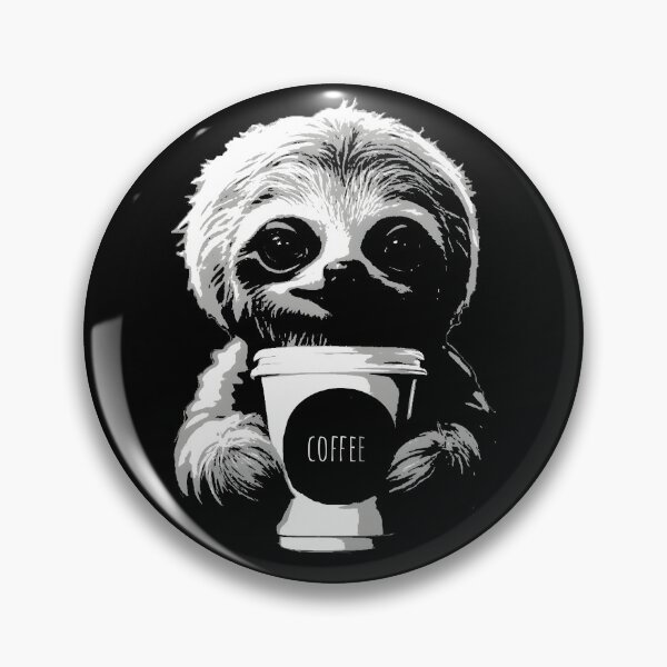 Item preview, Sloth Drinking Coffee designed and sold by ratchawoot.