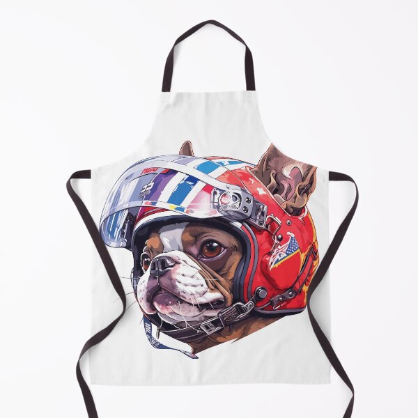 Artikelvorschau, Französische Bulldogge mit Helmdesign entworfen und verkauft von forget45studio.