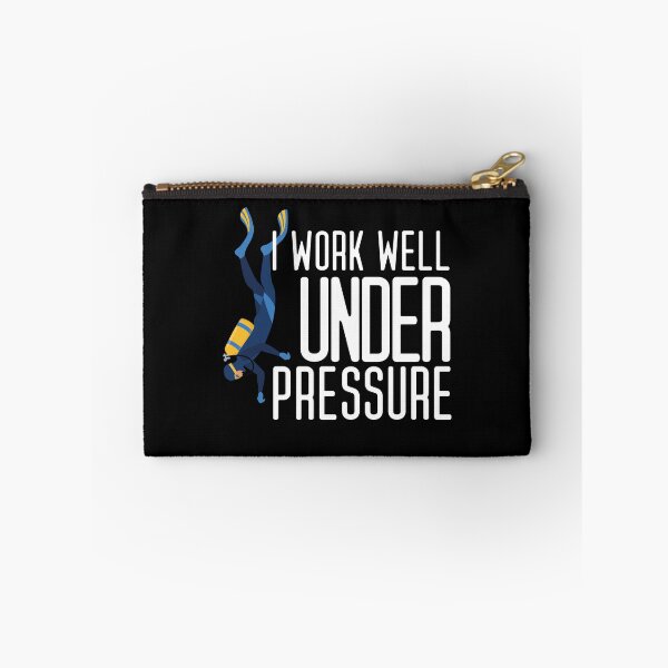 Item preview, "I work well under pressure" funny text for Scuba Divers designed and sold by in-leggings.