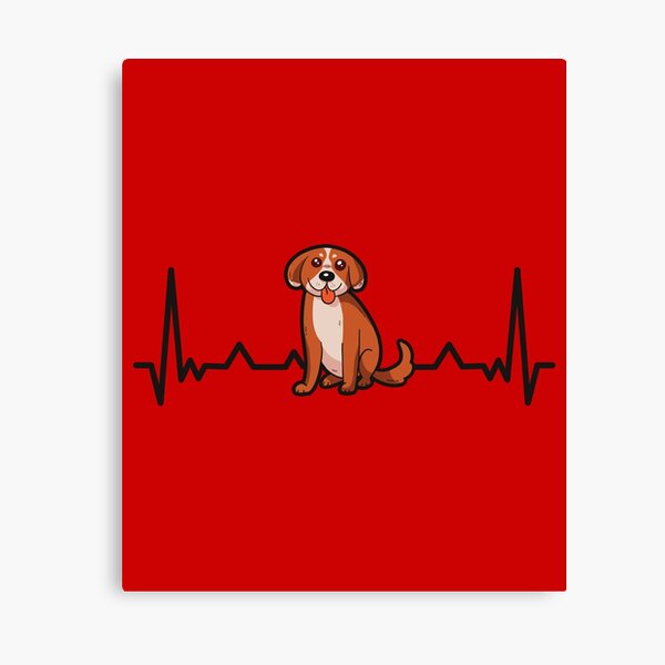 Artikel-Vorschau von Herzschlag Hund, designt und verkauft von BBFutureDesigns.