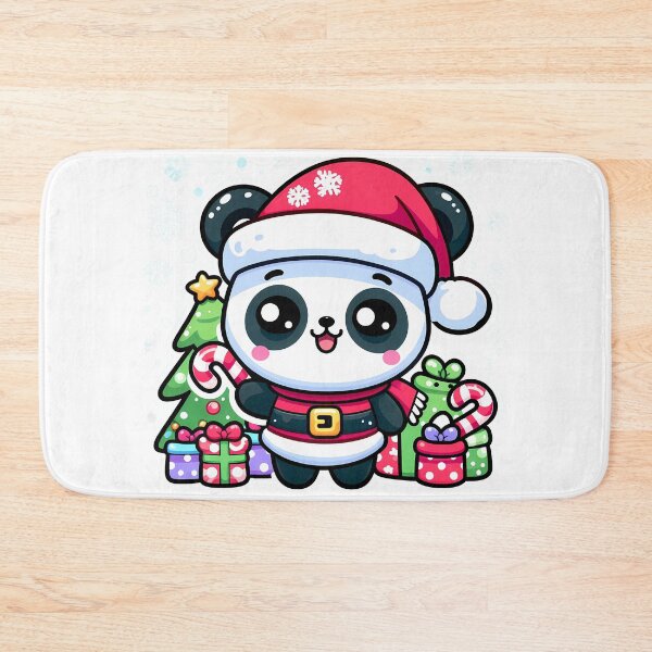 Item preview, Christmas Cute Panda santa Sticker designed and sold by Design-KS.