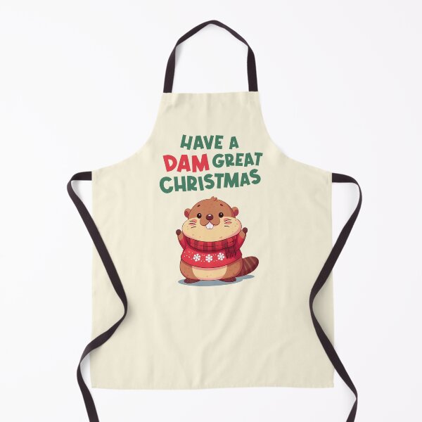 Item preview, Have A Dam Great Christmas Marmot designed and sold by KAI-Studio.