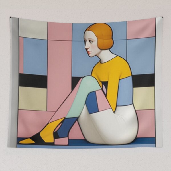 Item preview, Woman siting in pensive mood designed and sold by Barbara Burgess.