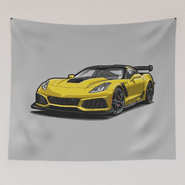 Item preview, C7 Corvette ZR1 (Accelerate Yellow) designed and sold by JioojiProject.