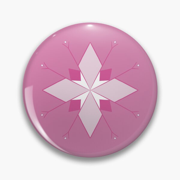 Item preview, Art deco snowflake in pin motif designed and sold by martaaileen.
