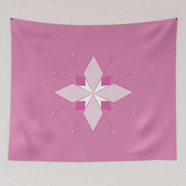 Item preview, Art deco snowflake in pin motif designed and sold by martaaileen.