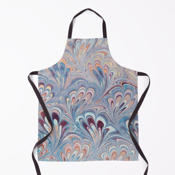 Item preview, Blue Marbled Paper designed and sold by cafelab.