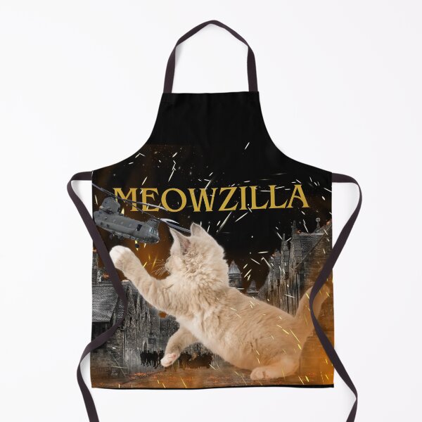 Item preview, Meowzilla the destroying monster His specialty is destroying furniture and your home, catzilla, cat designed and sold by attakorn.