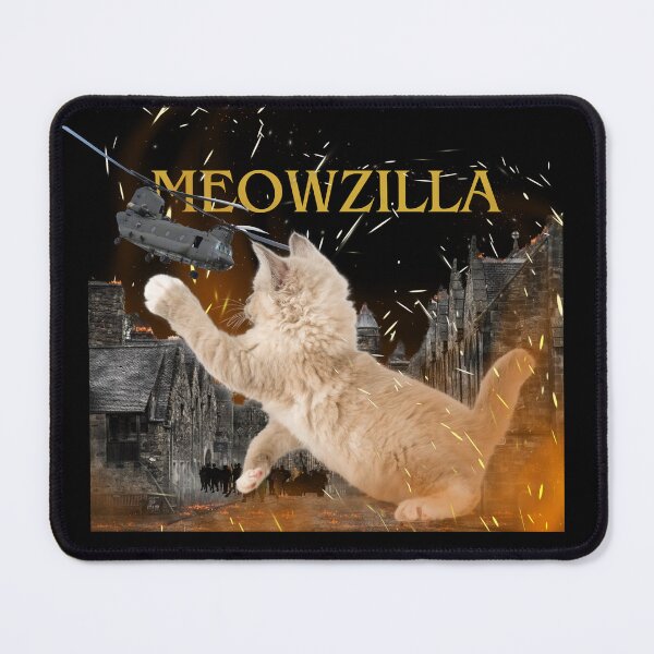 Item preview, Meowzilla the destroying monster  His specialty is destroying furniture and your home, catzilla, cat designed and sold by attakorn.