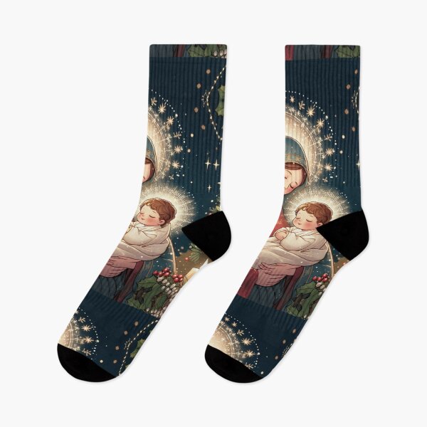 Item preview, Advent Christmas Mother of God with baby Jesus designed and sold by JaroDesign2023.
