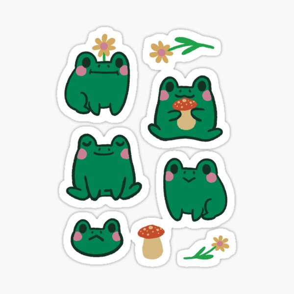 Froggy sticker pack (pick a larger size!) Sticker