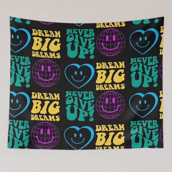 Item preview, never give up, big dreams designed and sold by zzzozzo.