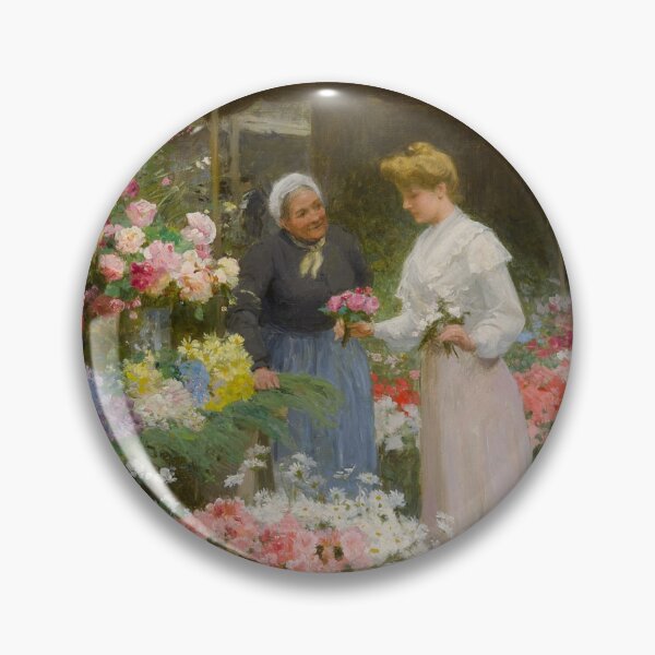 Item preview, Madeleine Flower Market, Spoiled for Choice (19th century) - Victor Gabriel Gilbert designed and sold by SALON DES ARTS.