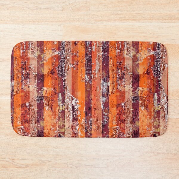 Item preview,  Scrappy surface stripes	orange designed and sold by Alessandro Remo Mazzoni Remotextiles.