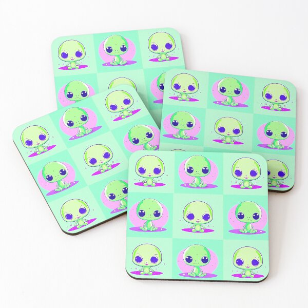 Item preview, Cutesy Kawaii Aliens designed and sold by SRKHDesigns.