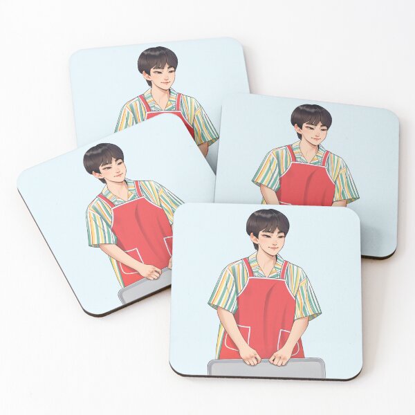 Item preview, Hardworking server Xiumin (from EXO’s Ladder 4) | EXO fanart designed and sold by divian-art.