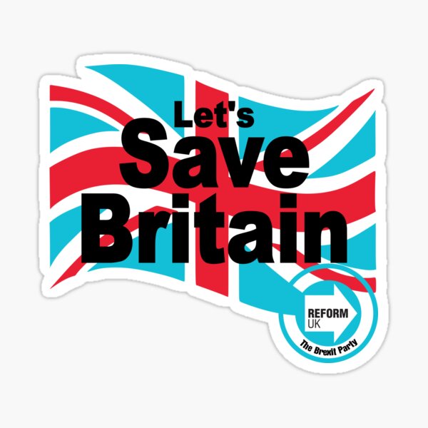 Item preview, lets save Britain - reform UK designed and sold by Colorfulman.