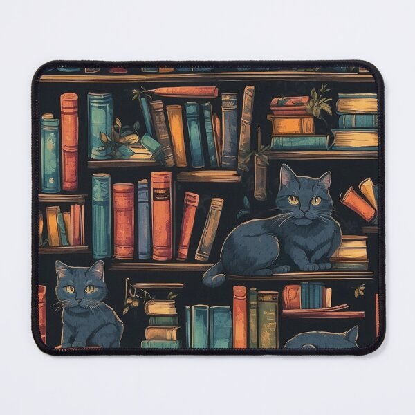 Item preview,  Whimsical Library Kittens: Delightful Designs for Book and Cat Lovers designed and sold by asbno19.