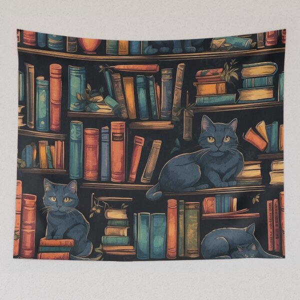 Item preview,  Whimsical Library Kittens: Delightful Designs for Book and Cat Lovers designed and sold by asbno19.
