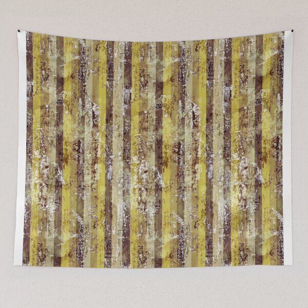 Aperçu de l'œuvre Copie des rayures de surface Scrappy jaunes créée et vendue par Alessandro Remo Mazzoni Remotextiles.