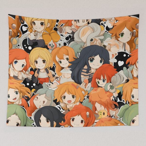 Item preview, Anime Characters Collage designed and sold by inkArtistryfine.