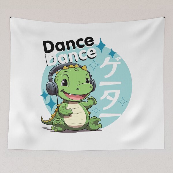 Item preview, Cute Dancing Baby Kawaii Alligator designed and sold by WarFX Designs.