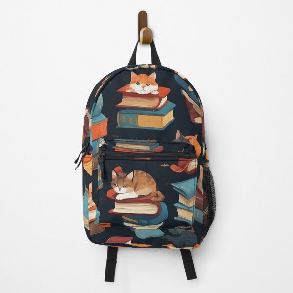 Item preview, Whimsical Library Kittens: Delightful Designs for Book and Cat Lovers designed and sold by asbno19.