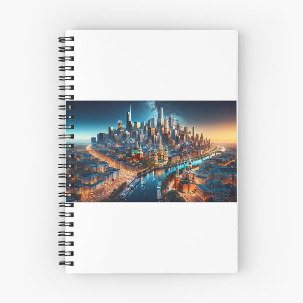 Item preview, Harmony of Horizons: Chicago-Moscow Skyline Symphony 2 designed and sold by moskvago.