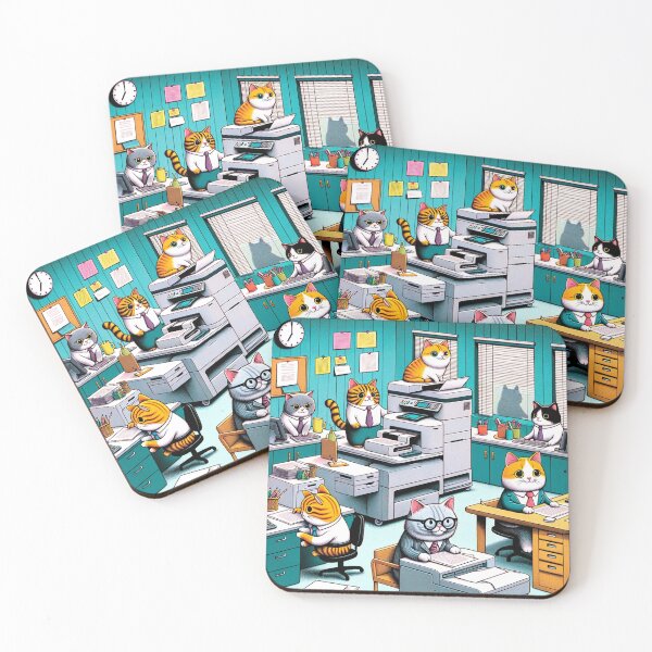 Item preview, Cats at work designed and sold by Edward-74.